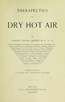 view Therapeutics of dry hot air / by Clarence Edward Skinner.