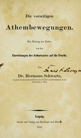 view Die vorzeitigen Athembewegungen; ein Beitrag zur Lehre von den Einwirkungen des Geburtsactes auf die Frucht.