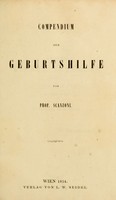 view Compendium der Geburtshilfe / von Prof. Scanzoni.