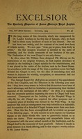 view Excelsior : being the Quarterly Magazine / of James Murray's Royal Asylum Perth ; October, 1904 ; special number: dedication of new chapel.