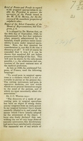 view Brief of points and proofs in regard to the proposed appropriation to enable the President to procure the surrender of the patent issued to Dr. W.T.G. Morton, for the discovery of the anaestetic properties of sulphuric ether.