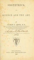 view Obstetrics : the science and the art / by Charles D. Meigs.