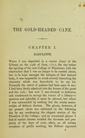 view The gold-headed cane / edited by William Munk.