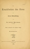 view Die krankheiten des chres und deren behandlung / Von dr. Arthur Hartmann.