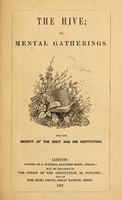 view The Hive, or, Mental gatherings.