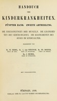 view Handbuch der Kinderkrankheiten / hrsg. von C. Gerhardt.