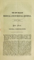 view An account of the yellow fever at New Orleans : in the year 1848 / by E.D. Fenner ... To which is added, Letters on yellow fever.