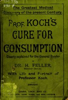 view Professor Koch's cure for consumption (tuberculosis) popularly explained.