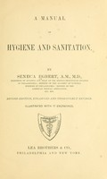 view A manual of hygiene and sanitation.