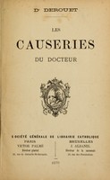 view Les causeries du docteur.