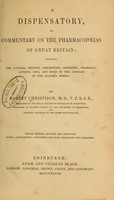 view A dispensatory, or commentary on the phgarmacopoeias of Great Britain.