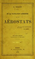 view De la navigation aérienne par les aérostats / A. Charvin.