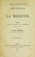 view L'évolution de la médecine.