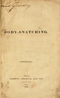 view Body-snatching.