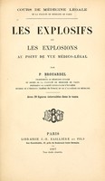 view Les explosifs et les explosions au point de vue mico-lal / par P. Brouardel ... Avec 39 figures intercals dans le texte.