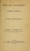 view Animal physiology / by William B. Carpenter.