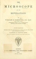 view The microscope and its revelations / by William B. Carpenter.