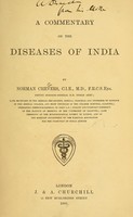 view A commentary on the diseases of India / by Norman Chevers.