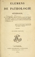 view Élémens de pathologie générale / par A.-F. Chomel.