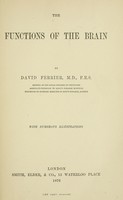 view The Functions of the brain / by David Ferrier.