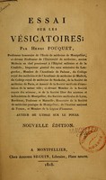 view Essai sur les vésicatoires / par Henri Fouquét.