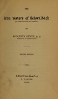 view The iron waters of Schwalbach (in the Duchy of Nassau) / by Adolphus Genth.