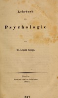 view Lehrbuch der Psychologie / von Leopold George.