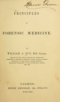 view Principles of forensic medicine.