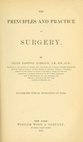 view The principles and practice of surgery / by Frank Hastings Hamilton.