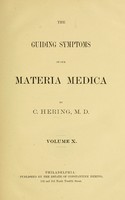 view The guiding symptoms of our materia medica / by C. Hering, M.D.