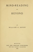 view Mind-reading and beyond / by William A. Hovey.