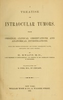 view A treatise on intraocular tumors : from original clinical observations and anatomical investigations / by H. Knapp ; tr. by S. Cole.