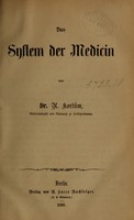 view Das System der Medicin / von A. Kortüm.