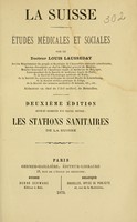 view La Suisse : études médicales et sociales / par Louis Laussedat.