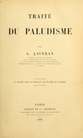 view Traité du paludisme / par A. Laveran.