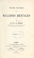 view Traitpratique des maladies mentales / par L.-V. Marc.