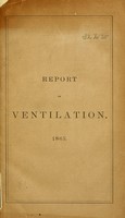 view Report on ventilation, 1865.