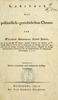 view Lehrbuch der polizeilich-gerichtlichen Chemie.