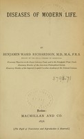 view Diseases of modern life / by Benjamin Ward Richardson.