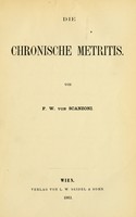 view Die chronische Metritis / von F.W. von Scanzoni.
