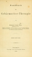 view Handbuch der Gebärmutter-Therapie / von Edward John Tilt.