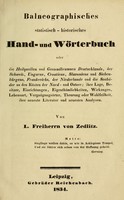 view Balneographisches statistisch-historisches Hand- und Wörterbuch, oder, Die Heilquellen und Gesundbrunnen Deutschlands, der Schweiz, Ungarns, Croatiens, Slavoniens und Siebenbürgens, Frankreichs, der Niederlande und die Seebäder an den Küsten der Nord- und Ostsee / von L. Freiherrn von Zedlitz.