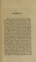 view Sketches on animal life : an inaugural essay, submitted to the consideration of the Honourable Robert Smith, provost ; and of the regents of the University of Maryland / by John Cromwell, of Huntingdon County, Pennsylvania, member of the Baltimore Medical Society.