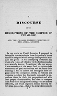 view A discourse on the revolutions of the surface of the globe, and the changes thereby produced in the animal kingdom / by Baron G. Cuvier.