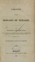 view Treatise on the diseases of females / by William P. Dewees.