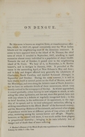 view On dengue : its history, pathology, and treatment / by S. Henry Dickson, M.D.