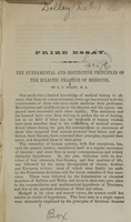 view The fundamental and distinctive principles of the eclectic practice of medicine : prize essay / by L.C. Dolley.