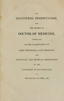 view An essay on the partial and concealed inversion of the uterus / by Charles Drayton, Jun. of Charleston, South Carolina.