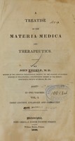 view A treatise of the materia medica and therapeutics (Volume 1).