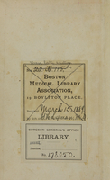 view The medical formulary : being a collection of prescriptions derived from the writings and practice of many of the most eminent physicians in America and Europe : to which is added an appendix, containing the usual dietetic preparations and antidotes for poisons : the whole accompanied with a few brief pharmaceutic and medical observations / by Benjamin Ellis.